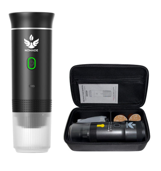 Cafetera Espresso Portátil Nómade + Estuche de viaje (Negro)