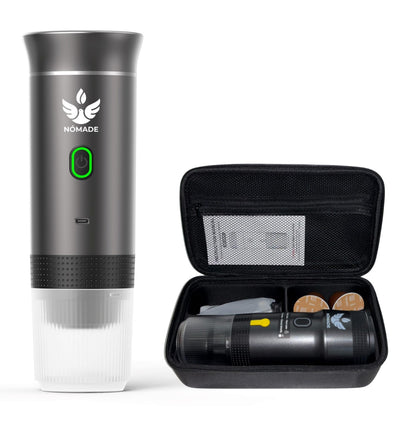 Cafetera Espresso Portátil Nómade + Estuche de viaje (Gris)